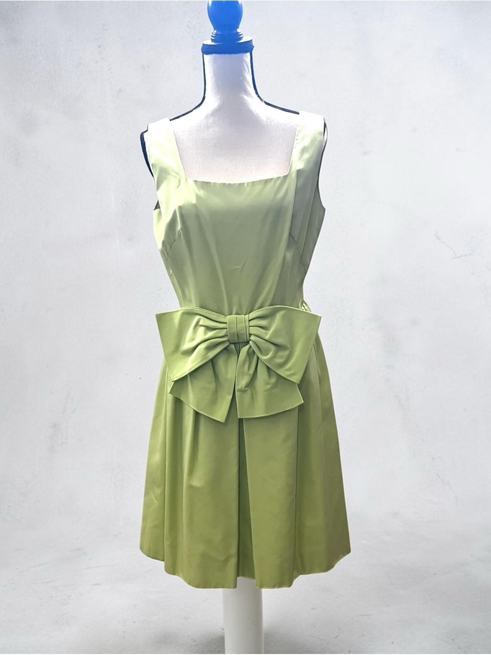 Vintage 50's Elinor Gay Orginal Green Sleeveless Cocktail Dress Size M